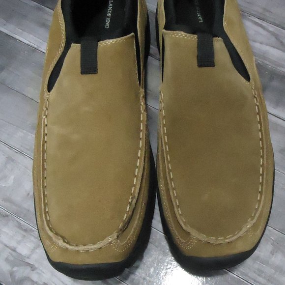 SIZE 13EE. L. L. Bean comfort mocs suede leather shoes loafers. main image 8